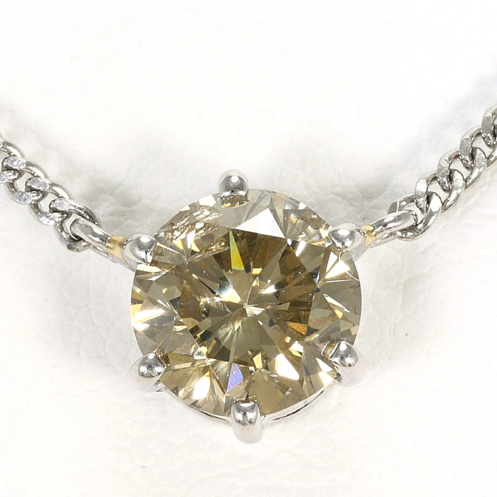 VINTAGE Silver Diamond Necklace